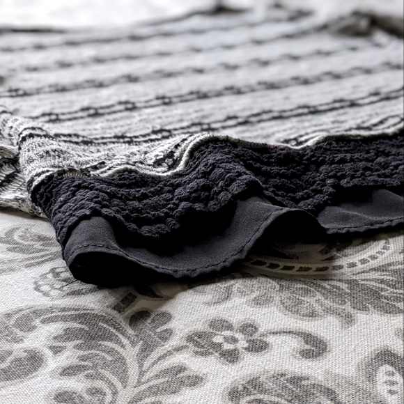 Xhilaration Layered Knit/Crochet Top - Picture 9 of 16